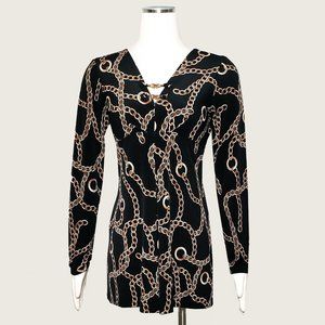 I.N.C International Concepts Chain Link Blouse